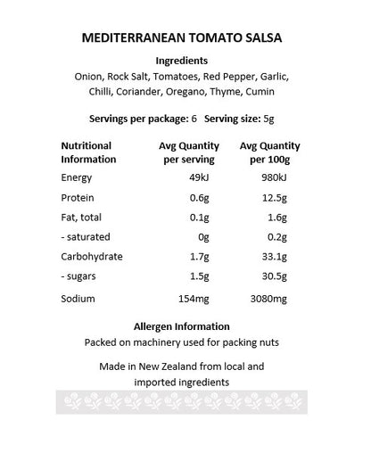 Dip – Mediterranean Tomato Salsa