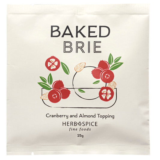 Baked Brie Cranberry and Almond Topping